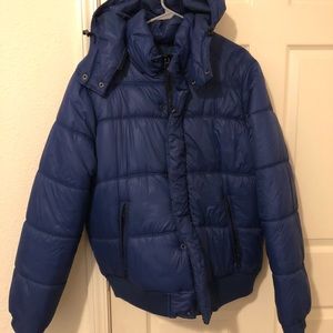 Blue American Eagle Coat